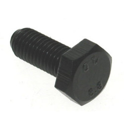 M8x30 Hex Head Set Screw Self Colour (Pack of 200) [Grade 8.8]