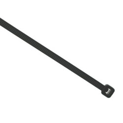 100 x 2.5mm Black Cable Ties (Pack of 100)