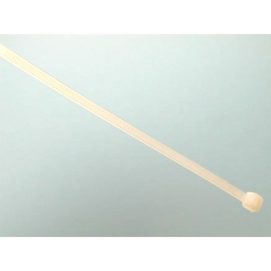 100 x 2.5mm Natural Cable Ties (Pack of 100)