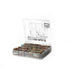 Ulti-mate PoziSquare Double Csk Woodscrews Plastic Case - Zinc Yellow (Pack of 700)