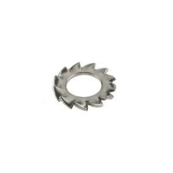M3 External Toothlock Washers Stainless Steel (Pack of 1,000) [DIN 6798A Grade 304-A2]