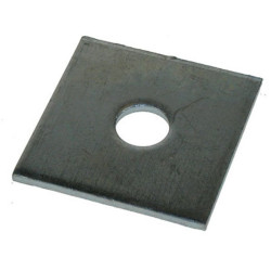 M10x40x3 Square Plate Washer Self Colour (Pack of 100)