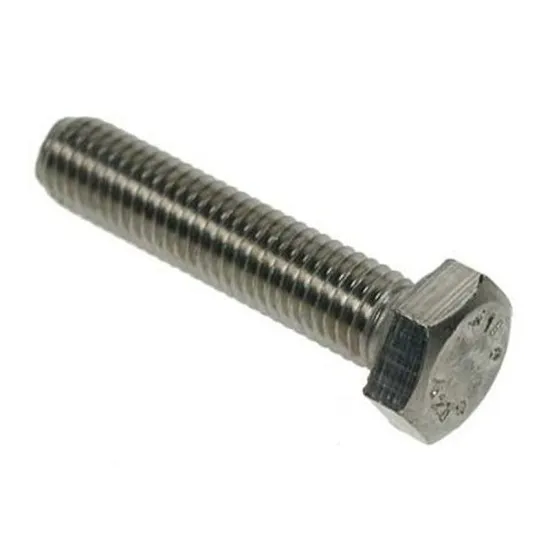 1/4 x 3/4 UNF Hex Head Set Screws Zinc Plated