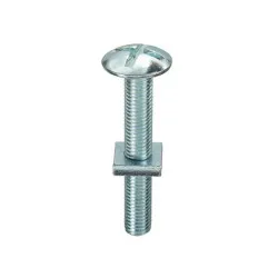 M5x10 Roofing Bolts Zinc Plated (Pack of 200)