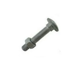 M20x75 Cup Square Hex Coach Bolts Galvanised Bolt Only (Single Item)