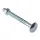 M16x120 Cup Square Hex Coach Bolts Zinc Plated (Pack of 5)