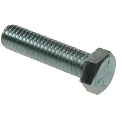 1/4-28 x 3/4 UNF Hex Head Set Screw Zinc Plated (Pack of 500) [Grade 5 ANSI B.18.2.1 BS1768]