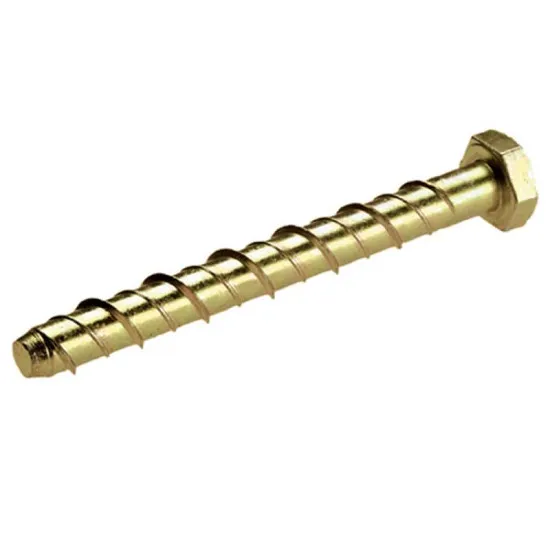 M8x100 Hexagon Head Thunderbolt - Yellow Zinc (Pack of 100) M8x100 Hexagon Head Thunderbolt - Yellow Zinc (Pack of 100)