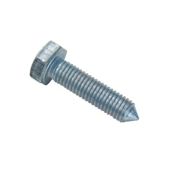 M10x40 Cone Point Hex Set Screws Zinc Plated (Pack of 100) M10x40 Cone Point Hex Set Screws Zinc Plated (Pack of 100)