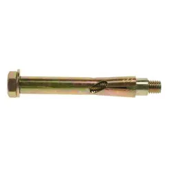 10mm/M8x45 Sleeve Anchor Hex Bolt Zinc Yellow (Pack of 50)