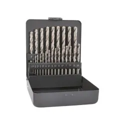 25 Piece Cobalt HSS Drill Bit Set 1 - 13mm