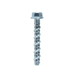 M8x50 Hex Head Flange Ankerbolts Mechanical Galvanised (Pack of 100)