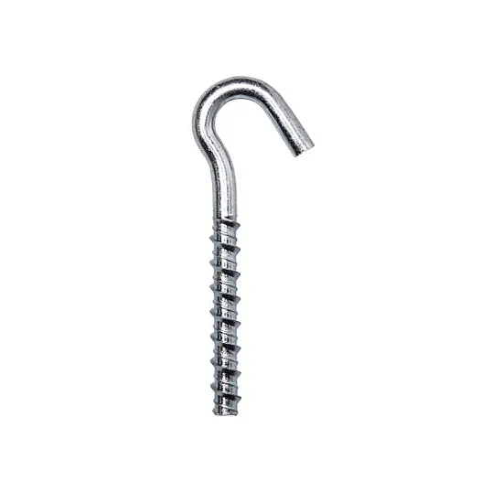 M8x50 Ankerbolt Hook Bolt Zinc Plated (Pack of 50)