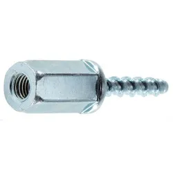 M8 x M6/8 x 55mm Internally Threaded Sockets Zinc Plated (Pack of 100)