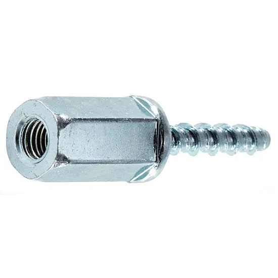 M8 x M6/8 x 55mm Internally Threaded Sockets Zinc Plated (Pack of 100) M8 x M6/8 x 55mm Internally Threaded Sockets Zinc Plated (Pack of 100)