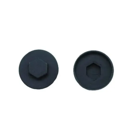 16mm Cover Caps - Slate Grey (Pack of 1,000) [18B27]