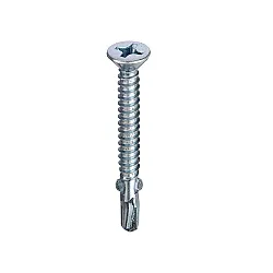 4.2x25mm Cross Recessed Csk Self Drill Cladding Screw Light Section (Pack of 100)