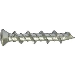 5.x32mm Countersunk Head Wall Screws Heavy Section Zinc Plated Head (Pack of 100)