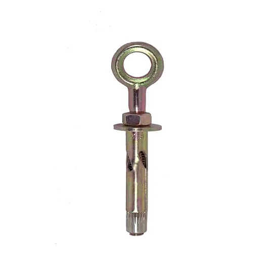 M8x45 Forged Eyebolt Sleeve Anchor Zinc Yellow (Pack of 20)