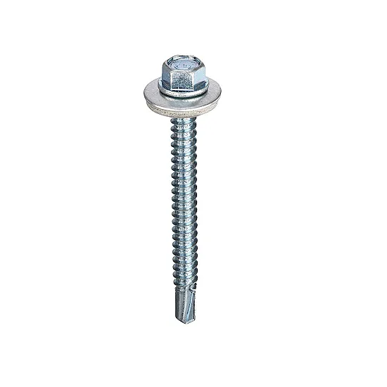 5.5x32mm Hex Head Self Drill Cladding Screw Light Section (Pack of 100) [16mm Washer]
