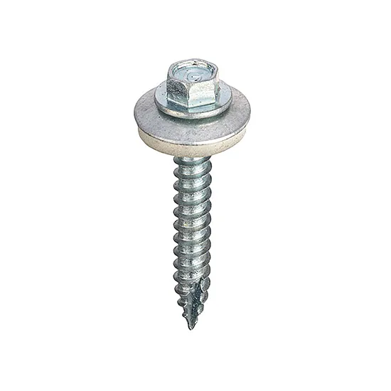 6.3x25mm Hex Head Sheet To Timber Screw (Pack of 100) [19mm Washer]