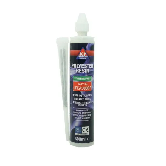300ml Polyester Styrene Free Injection Resin CE (Pack of 12) [ETA Option 7]