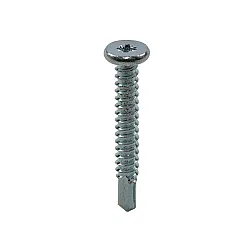4.8 x 16mm Metalfix Low Profile Self-Drilling Screws Light Section Zinc Plated (Pack of 200)