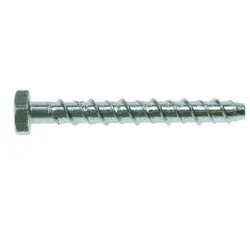 M8/10x60 Hex Head Ankerbolts Zinc Plated (Pack of 4)