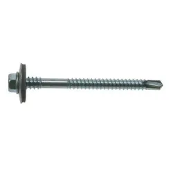5.5 x 65mm Metalfix High Thread Self-Drilling Screws Light Section (Pack of 100) [19mm Washer]
