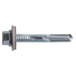 5.5x22 Metalfix Self Drilling Screws Heavy Section Light Section Stainless Steel (Pack of 100) [16mm Washer]