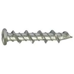 5.x32mm Pan Head Wall Screws Heavy Section Zinc Plated Head (Pack of 100)