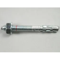 M20x170 Throughbolts Clear Zinc Plated (Pack of 10) [European Technical Approval Option 7]