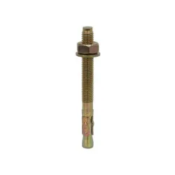 M6x45 Throughbolts Zinc Yellow (Pack of 100)