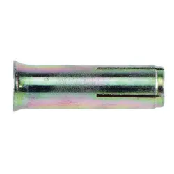 M8x25 Lipped Drop-In Anchors Zinc Yellow (Pack of 100) [For M6 Threads]