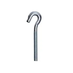 M6x50 Forged Hook Bolts Zinc & Clear (Pack of 50)