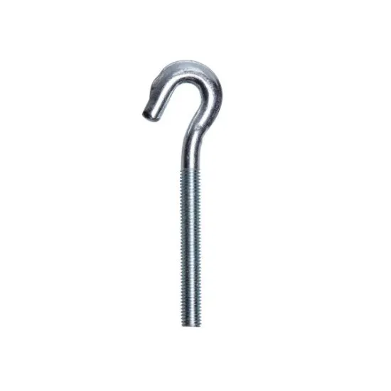 M8x60 Forged Hook Bolts Zinc & Clear (Pack of 50)