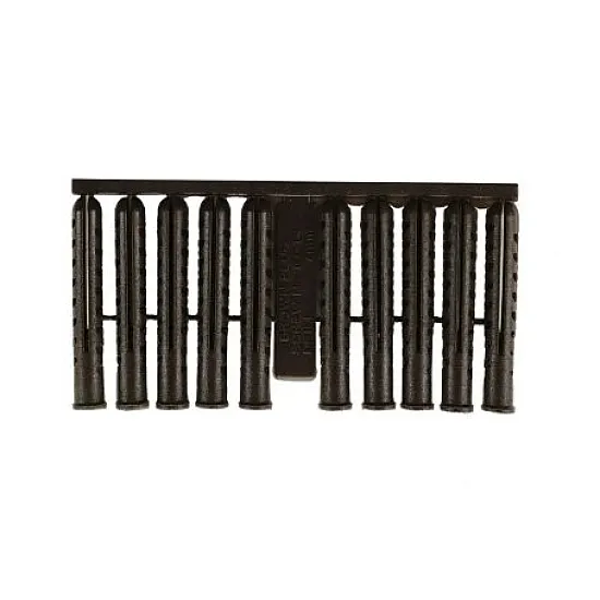7 x 37mm JCP Premium Plastic Brown Plugs (Pack of 1,000)