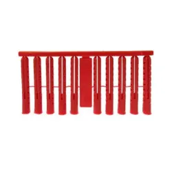 7 x 37mm JCP Premium Plastic Red Plugs (Pack of 1,000)