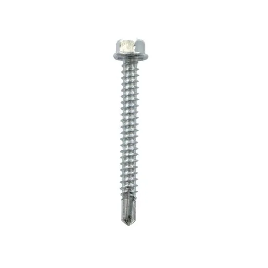 5.5x38 Metalfix Self Drilling Screws Light Section Zinc Plated (Pack of 100)