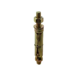 M6x60 Shield Anchor Projecting Bolts Zinc Yellow (Pack of 50)