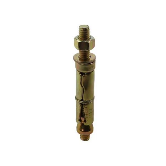 M6x60 Shield Anchor Projecting Bolts Zinc Yellow (Pack of 50)