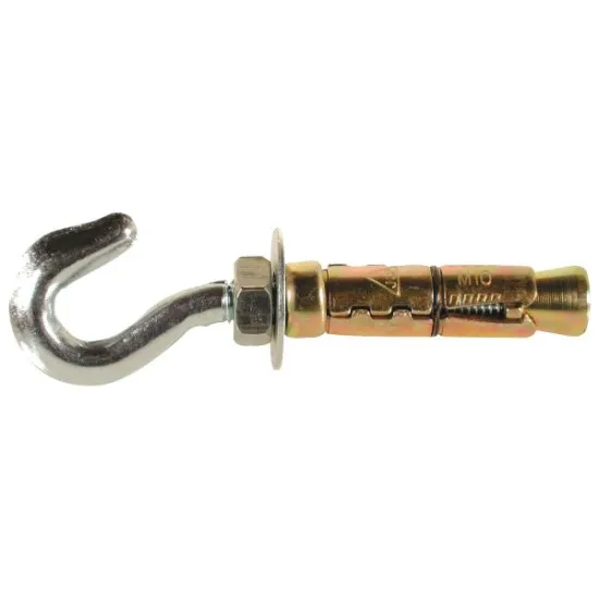M8x95 Shield Anchor Hook Bolts Zinc Yellow (Pack of 25)