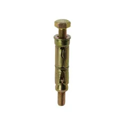 M6x55 Shield Anchor Loose Bolts Zinc Yellow (Pack of 50)