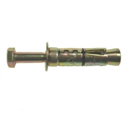 M6x55 Shield Anchor Loose Bolts Zinc Yellow (Pack of 50)