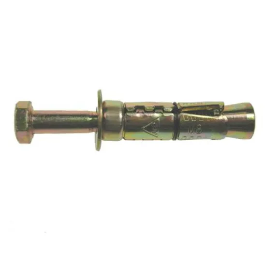 M6x55 Shield Anchor Loose Bolts Zinc Yellow (Pack of 50)