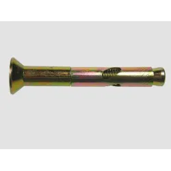 M8x60 Countersunk Sleeve Anchor Zinc Yellow (Pack of 100)