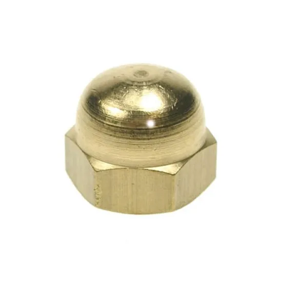 M8 Dome Nuts Brass (Pack of 500) [DIN 1587]