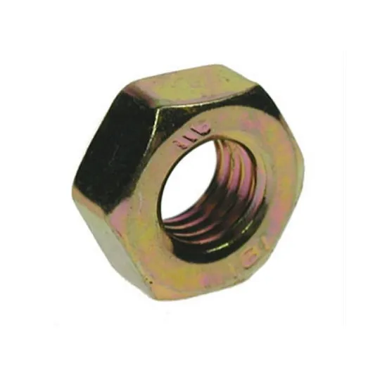 M20 Full Nuts Yellow Zinc Plated (Pack of 50) [Grade 8]