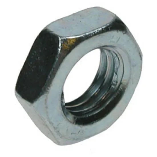 M10 Hexagon Half Nuts Zinc Plated (Pack of 1,500) [Grade 4]