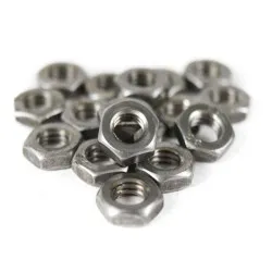 M8 Hexagon Half Nuts Self Colour (Pack of 6,500) [Grade 4]